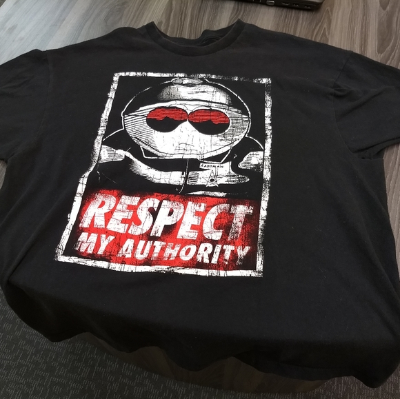 SOUTH PARK T-SHIRT 👕 CARTMAN Respect My Authority - Picture 3 of 3